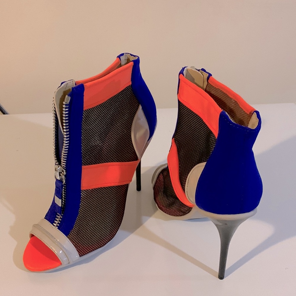 Brand new, never worn, open toe heels